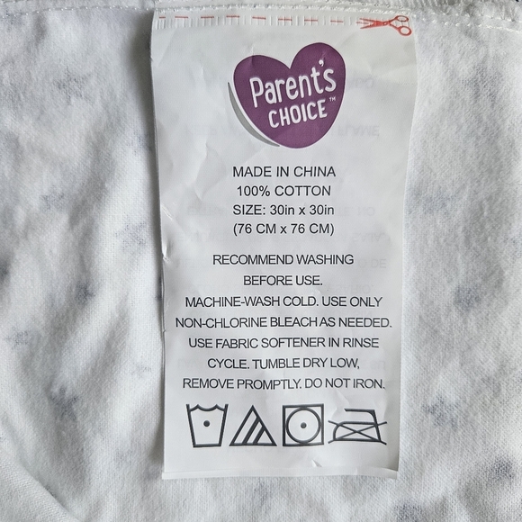 Parent's Choice Set Of Four Cotton Recieving Blankets Dinosaur Print - Picture 10 of 10